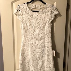 Lulus Romance Backless Lace Dress